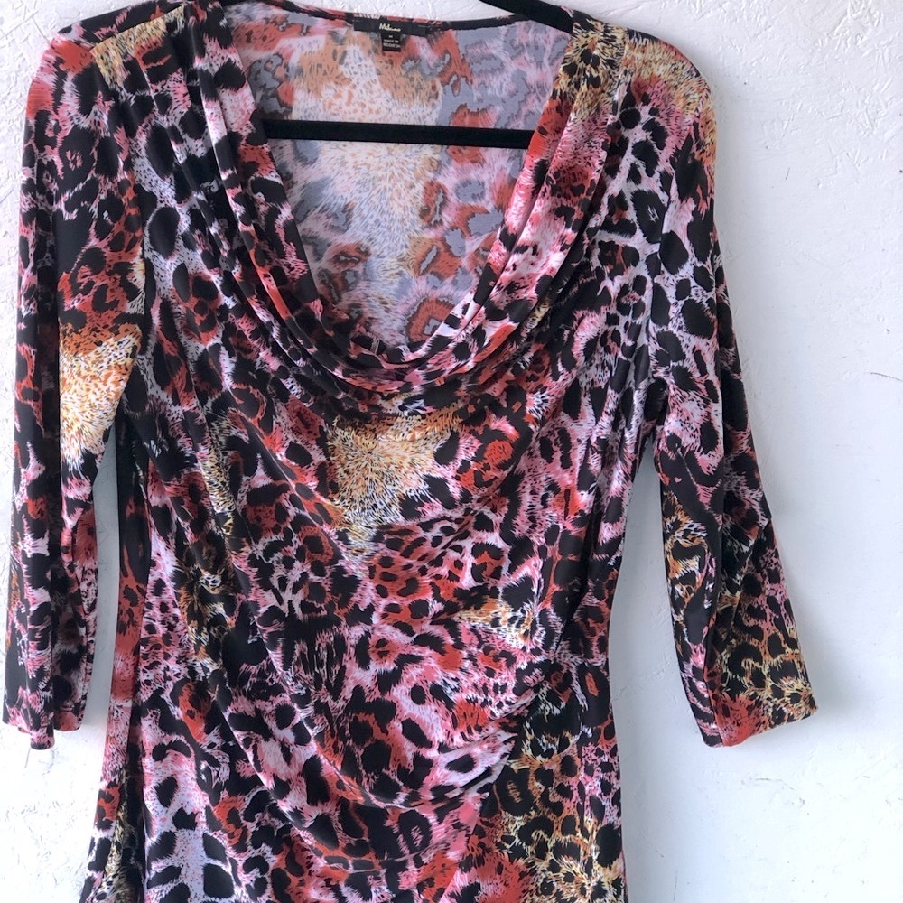 Leopard Colorful Blouse
